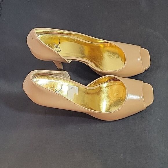 WOMEN"S IT’S OK PEEP TOE D'ORSAY HIGH HEEL STILETTOS PUMP SHOES - Picture 4 of 13